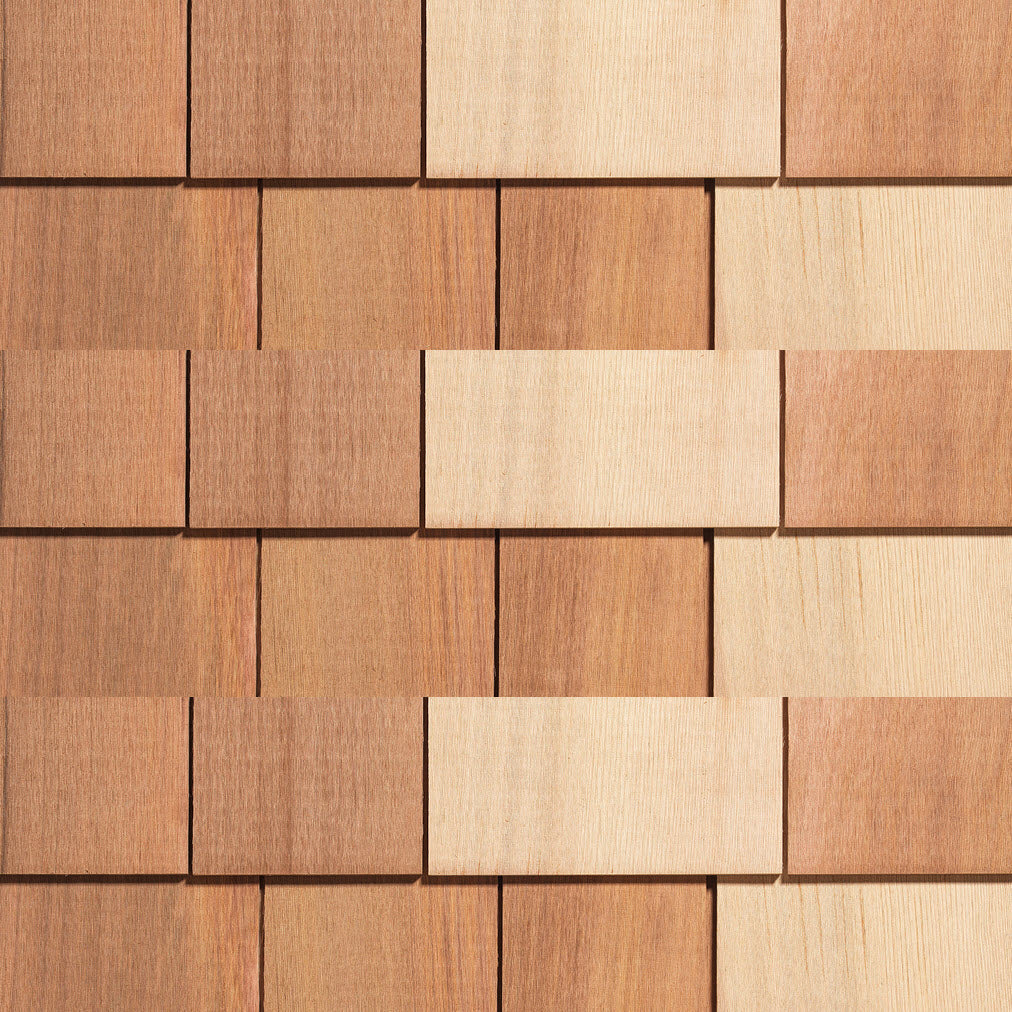 Maibec Genuine Wood Stave Lake Western Red Cedar shingles-R&R Regular-25sqft / 1/2 carton-Custom Color