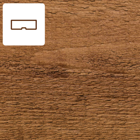 Maibec Express EM+ Genuine Wood Siding in 052 - Algonquin Amber-Brushed-2in Trim-5/4 x 4