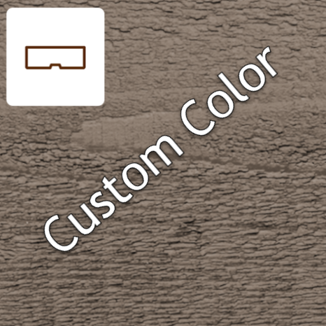 Maibec Skirt board-Custom Color (Natural Tones)-Textured-2in x 7in