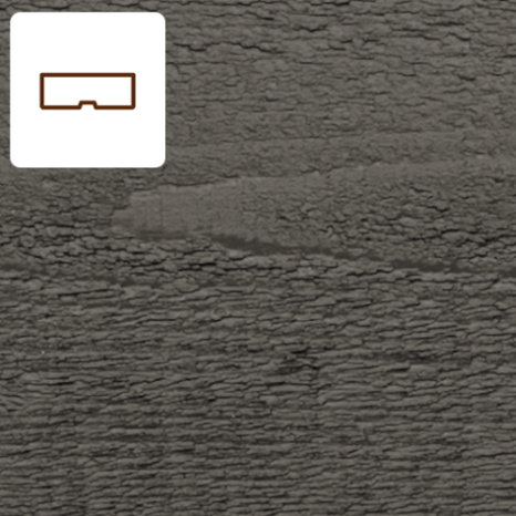 Maibec Express EM+ Genuine Wood Siding in 016 - Hematite-Textured-Rabbeted Bevel-1 x6