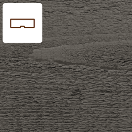 Maibec Express EM+ Genuine Wood Siding in 016 - Hematite-Textured-Rabbeted Bevel-1 x6