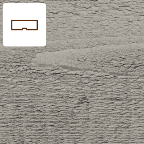 Maibec Express EM+ Genuine Wood Siding in 010 - Ocean Grey-Textured-Rabbeted Bevel-1 x6