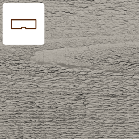 Maibec Express EM+ Genuine Wood Siding in 010 - Ocean Grey-Textured-Rabbeted Bevel-1 x6