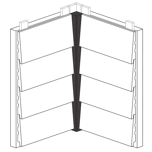 Maibec Express EM+ Genuine Wood Siding in 399 - Black-Textured-2in Trim-5/4 x 5