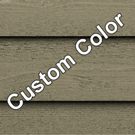 Maibec EM+ Genuine Wood Custom Color 1x6 Siding-2 Coat Solid-Rabbeted Bevel-Brushed