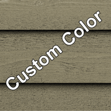 Maibec EM+ Genuine Wood Custom Color 1x6 Siding-2 Coat Solid-Rabbeted Bevel-Brushed