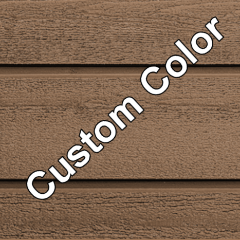 Maibec EM+ Genuine Wood Custom Color 1x6 Siding-2 Coat Solid-Modern-Brushed