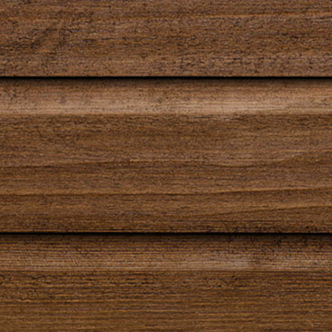 Maibec EM+ Genuine Wood Siding in 053 - Muskoka Brown-Textured-Cove-1 x 6