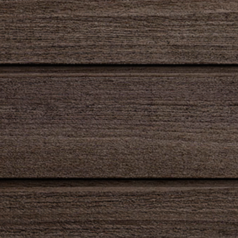 Maibec EM+ Genuine Wood Siding in 061 - Fundy Bay Brown-Brushed-Rabbeted Bevel-1 x 6