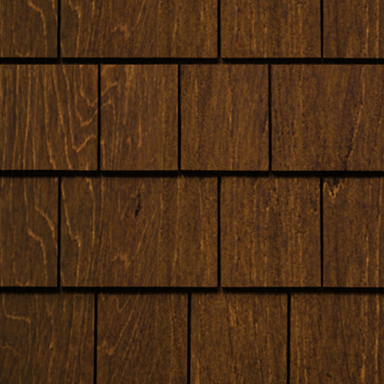 Maibec Express Genuine Wood Shingles in Burnt Ginger-Chatham-25 sq.ft. BOX
