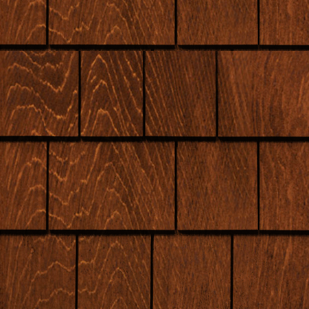 Maibec Express Genuine Wood Shingles in Nutmeg Brown-Chatham-25 sq.ft. BOX