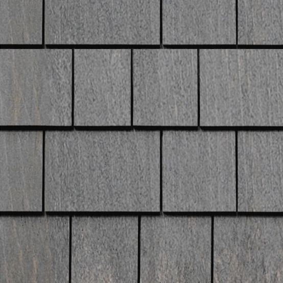 Maibec Genuine Wood Shingles in Dark Grey H2BO-Bar Harbor-25 sq.ft. BOX