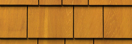 Maibec Genuine Wood Stave Lake Western Red Cedar shingles-R&R Regular-25sqft / 1/2 carton-Light Gray H2BO (Maibec)