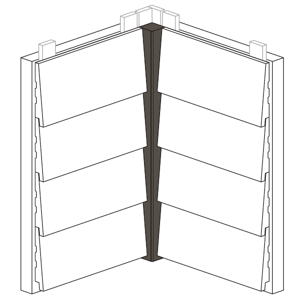 Maibec Express EM+ Genuine Wood Siding in 016 - Hematite-Textured-2in Trim-5/4 x 4