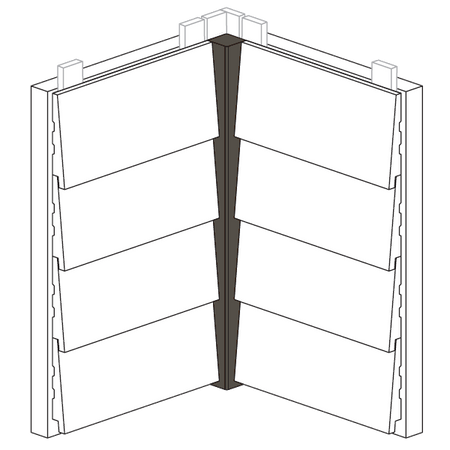 Maibec Express EM+ Genuine Wood Siding in 016 - Hematite-Textured-2in Trim-5/4 x 4