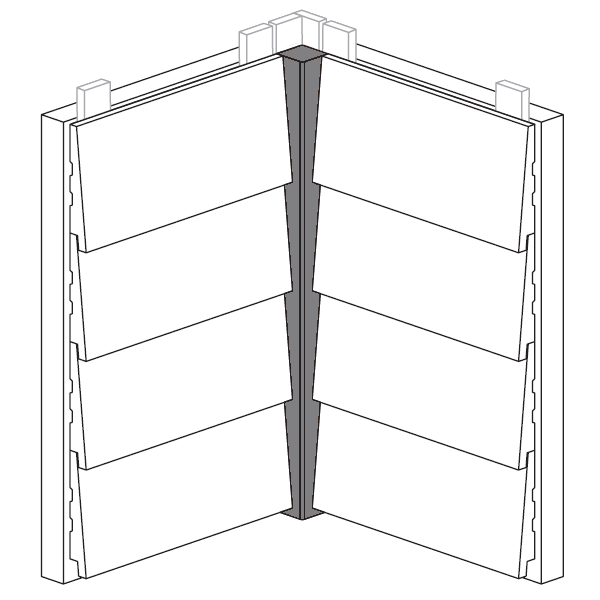 Maibec Express EM+ Genuine Wood Siding in 059 - Ocean Spray Silver-Textured-Modern-1 x6