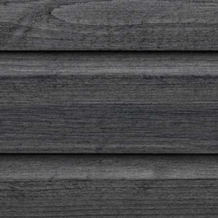 Maibec Genuine Wood Regular Siding in 058 - Coastal Charcoal-Textured-Modern-1in x 6in