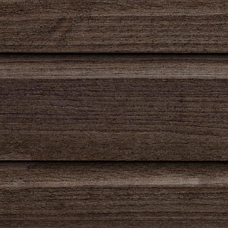 Maibec Genuine Wood Regular Siding in 061 - Fundy Bay Brown-Textured-Modern-1in x 8in