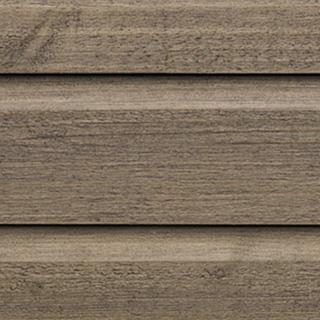 Maibec Genuine Wood Regular Siding in 062 - Meadow Greige-Textured-Rabbeted Bevel-1in x 6in