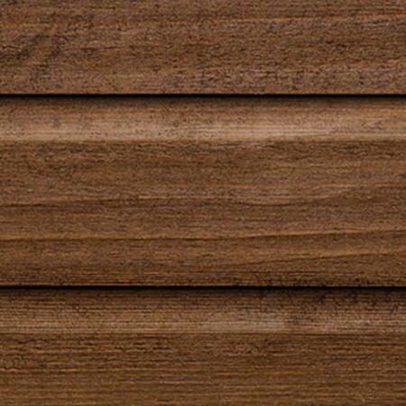 Maibec Genuine Wood Regular Siding in 053 - Muskoka Brown-Textured-Modern-1in x 6in