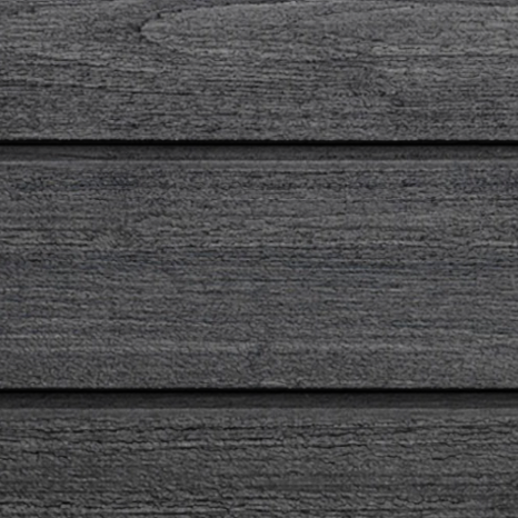 Maibec Genuine Wood Regular Siding in 058 - Coastal Charcoal-Textured-Rabbeted Bevel-1in x 6in