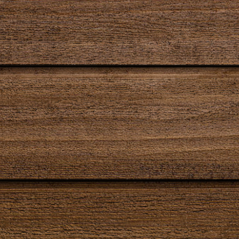 Maibec Genuine Wood Regular Siding in 053 - Muskoka Brown-Textured-Rabbeted Bevel-1in x 6in