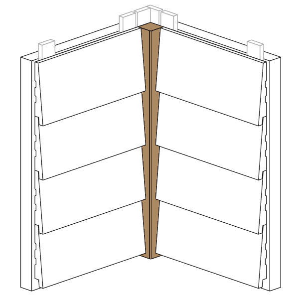 Maibec Express EM+ Genuine Wood Siding in 063 - Sunkissed Beige-Textured-Modern-1 x6