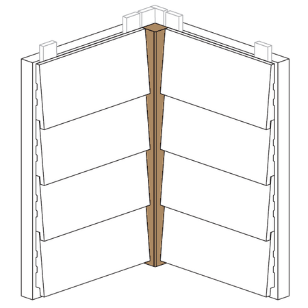 Maibec Express EM+ Genuine Wood Siding in 063 - Sunkissed Beige-Textured-Modern-1 x6