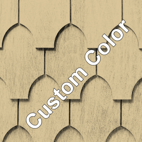 Maibec Genuine Wood Victorian Shingles in Custom Color-Nantucket-Arrow