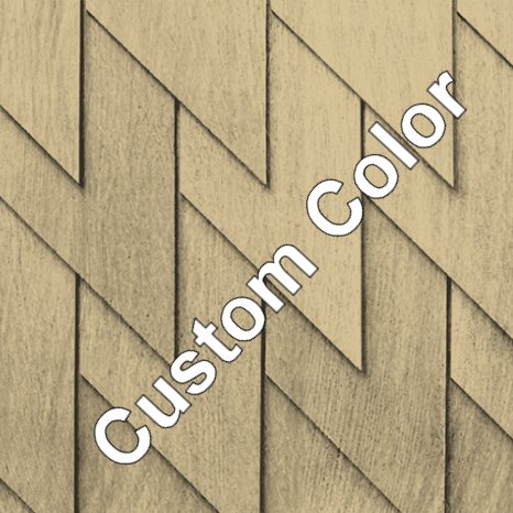 Maibec Genuine Wood Victorian Shingles in Custom Color