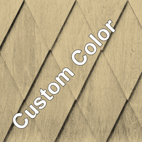 Maibec Genuine Wood Victorian Shingles in Custom Color-Nantucket-Octagonal