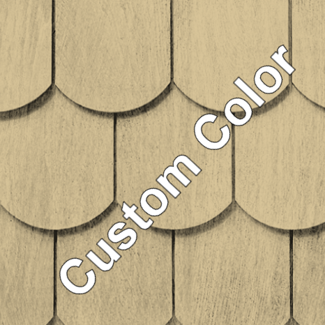 Maibec Genuine Wood Victorian Shingles in Custom Color-Nantucket-Hexagonal