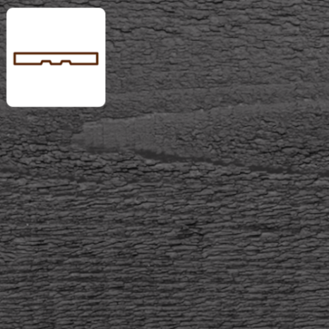 Maibec Express EM+ Genuine Wood Siding in 399 - Black-Textured-2in Trim-5/4 x 4