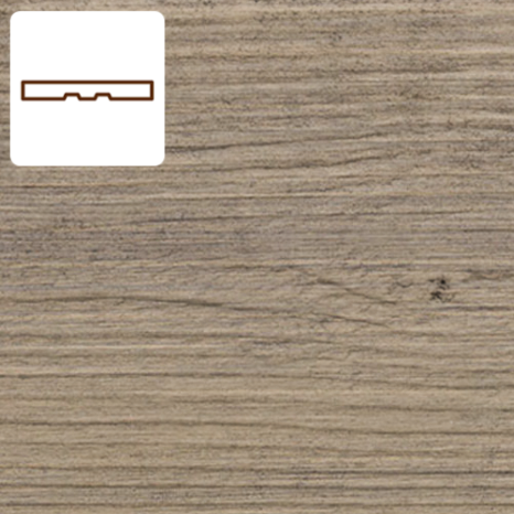 Maibec Genuine Wood Siding 1in Trim (Maibec Natural Tones)-Fundy Bay Brown 061 (Maibec)-Brushed-1in x 3in