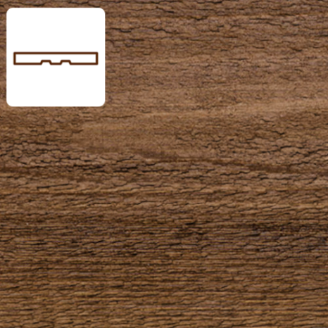 Maibec Genuine Wood Siding 1in Trim (Maibec Natural Tones)-Prairie Gold 051 (Maibec)-Textured-1in x 6in