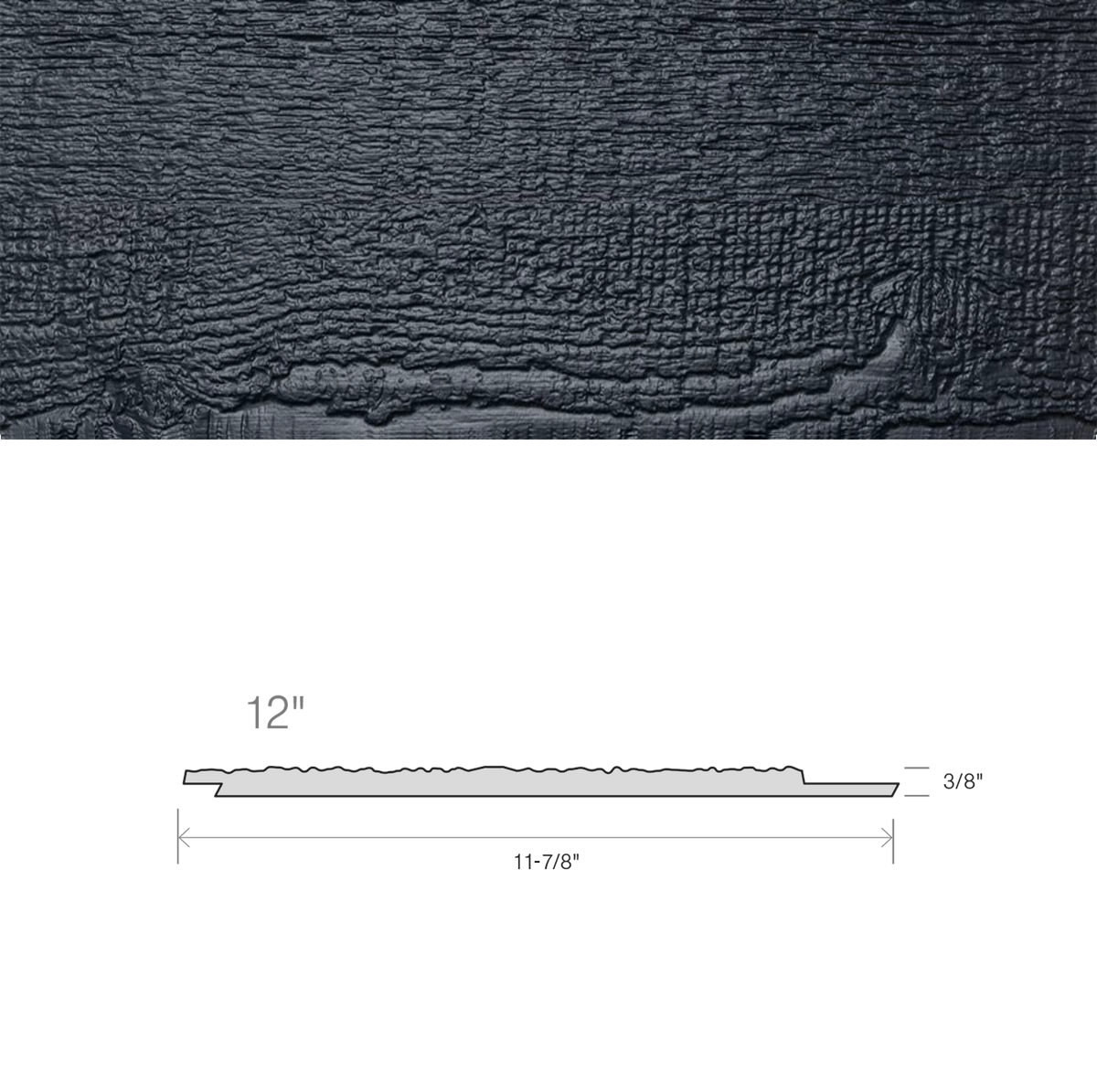 Maibec CanExel Board & Batten Engineered Siding in Midnight Blue