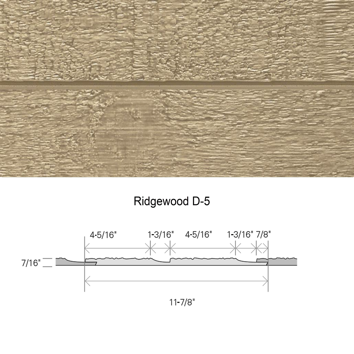 Maibec CanExel Engineered Siding in Sandalwood-CedftR-Vue 9in-9in-3/8in