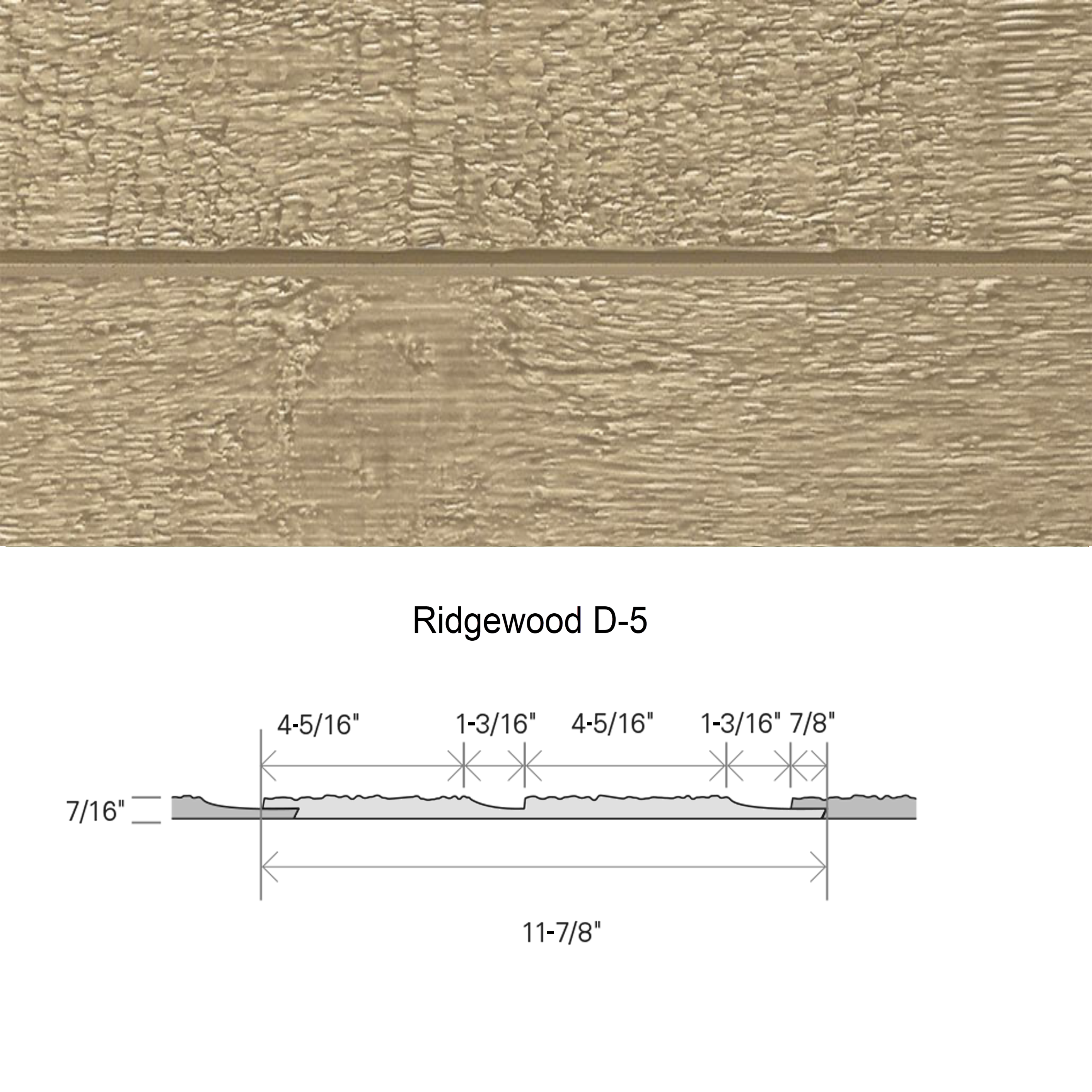 Maibec CanExel Engineered Siding in Sandalwood-CedftR-Vue 9in-9in-3/8in