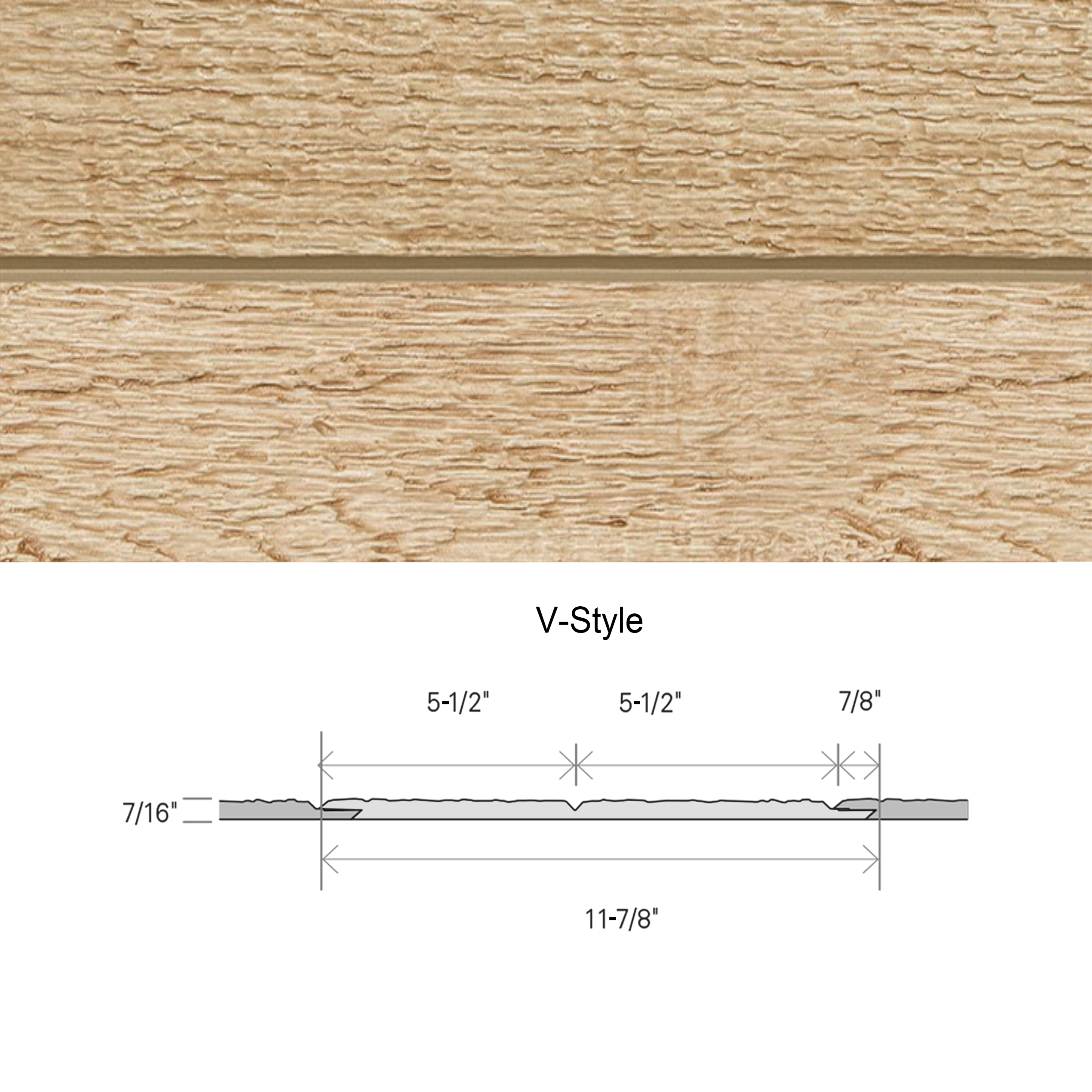 Maibec CanExel Engineered Siding in Scandinavian-Ridgewood D-5-12in-7/16in