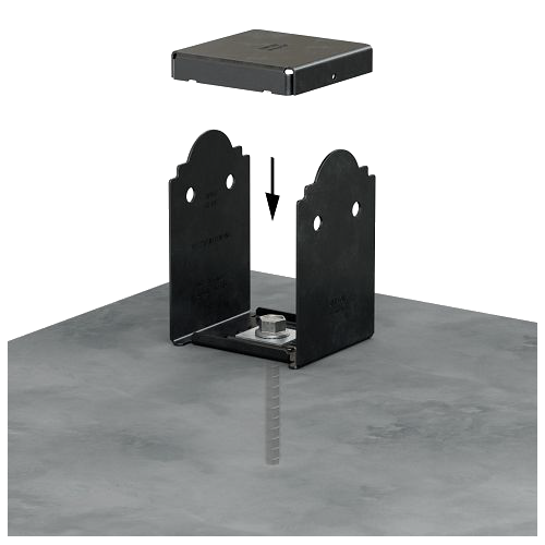 Simpson Strong-Tie APB Ornamental Post Base-6x6-ZMAX-Nominal