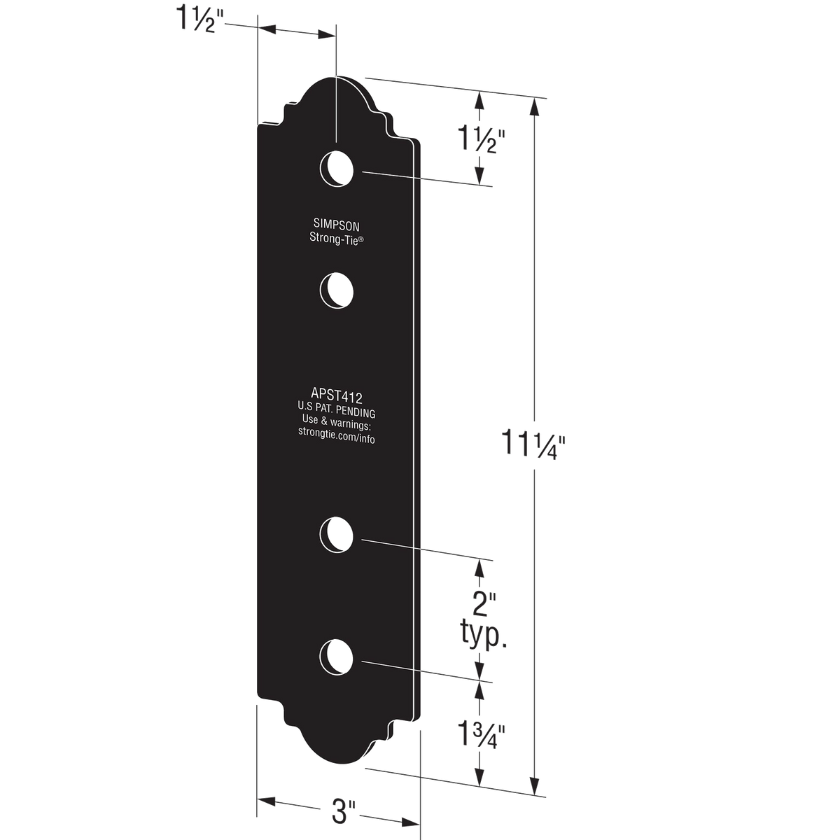 Simpson Strong-Tie APST Flat Strap