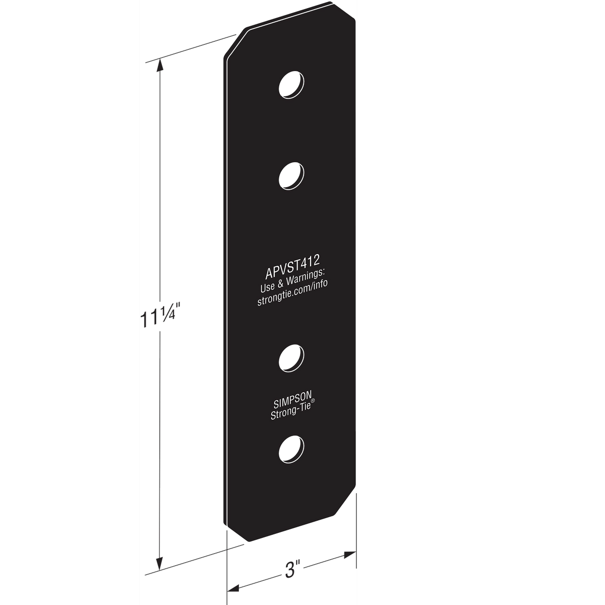 Simpson Strong-Tie APVST Flat Strap