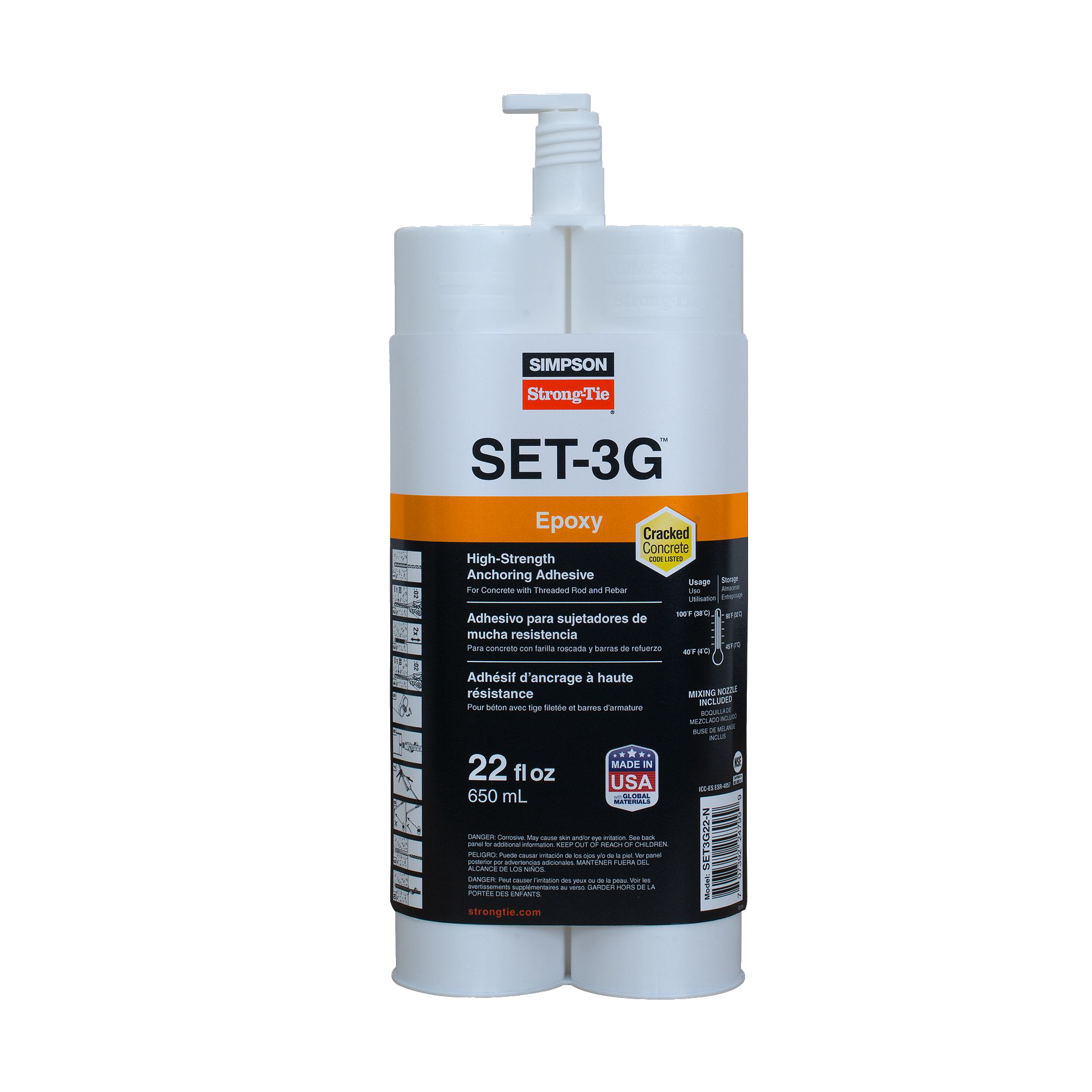 Simpson Strong-Tie SET-3G™ High-Strength Epoxy Adhesive