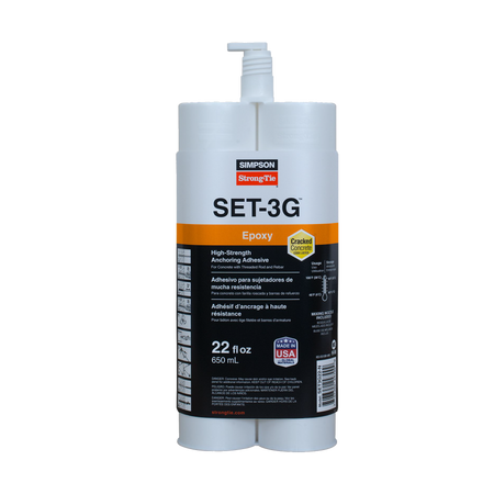 Simpson Strong-Tie SET-3G™ High-Strength Epoxy Adhesive