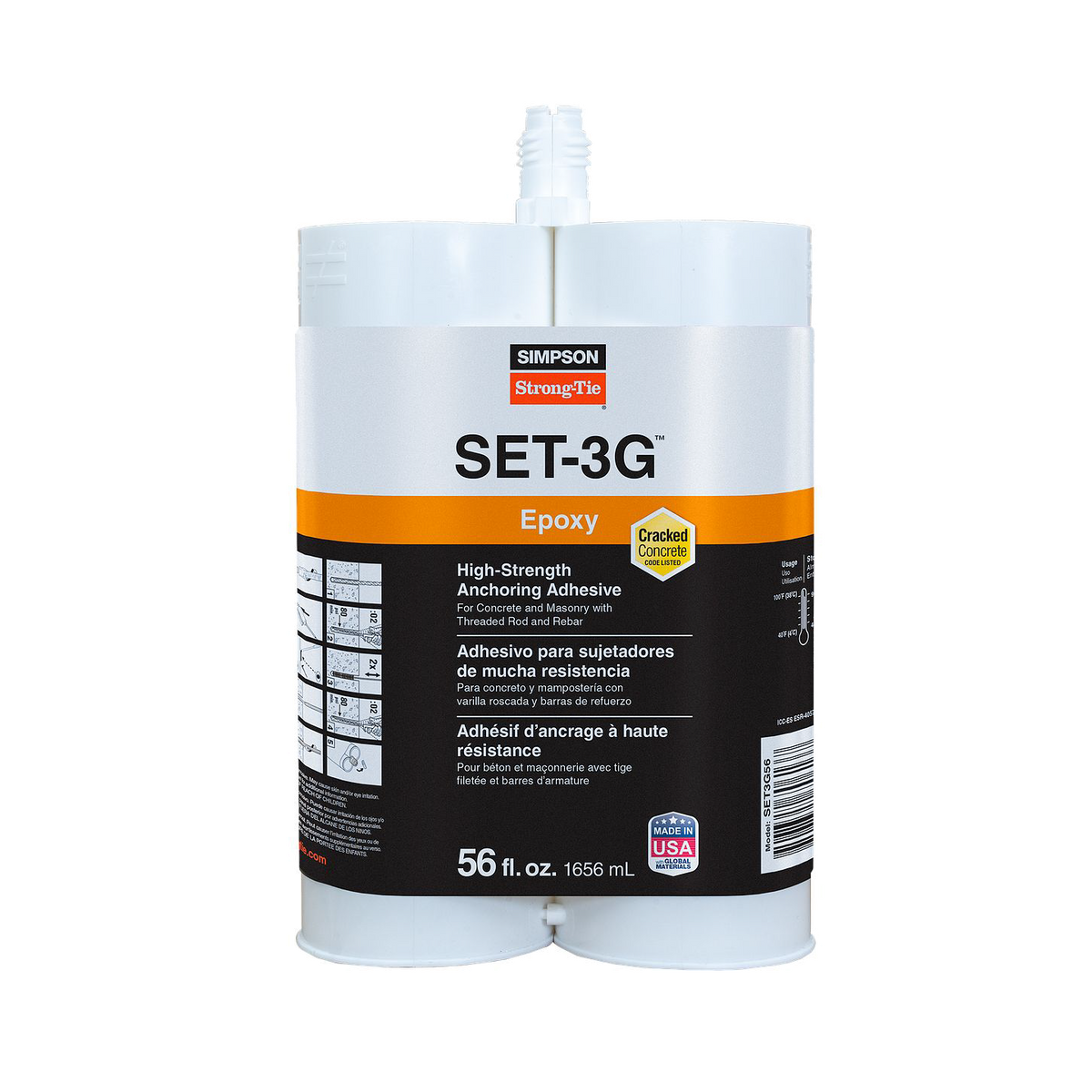 Simpson Strong-Tie SET-3G™ High-Strength Epoxy Adhesive