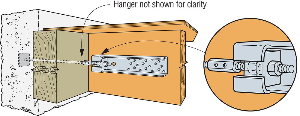 Simpson Strong-Tie HDQ 14" Holdown with screws