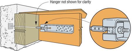 Simpson Strong-Tie HDQ 14" Holdown with screws