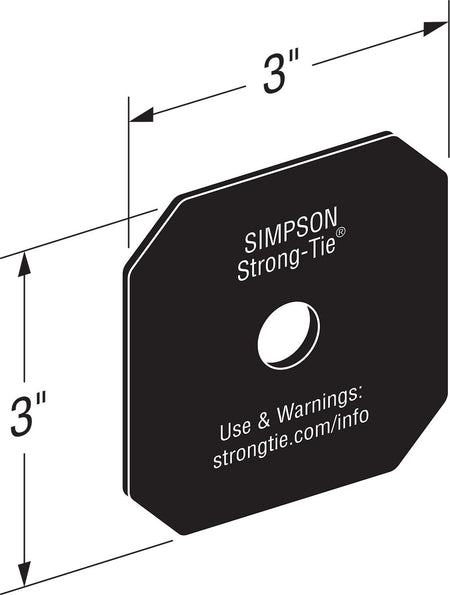 Simpson Strong-Tie Decorative Washer