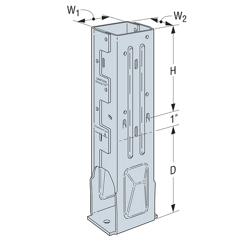 Simpson Strong-Tie Moment Post Base