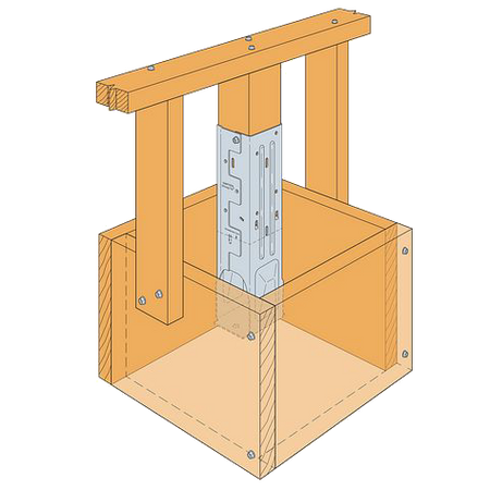 Simpson Strong-Tie Moment Post Base